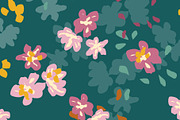 Misty Meadow Floral Seamless Repeat, a Pattern Graphic by Sharon Schwalbe (Thumbnail 7 of 7)