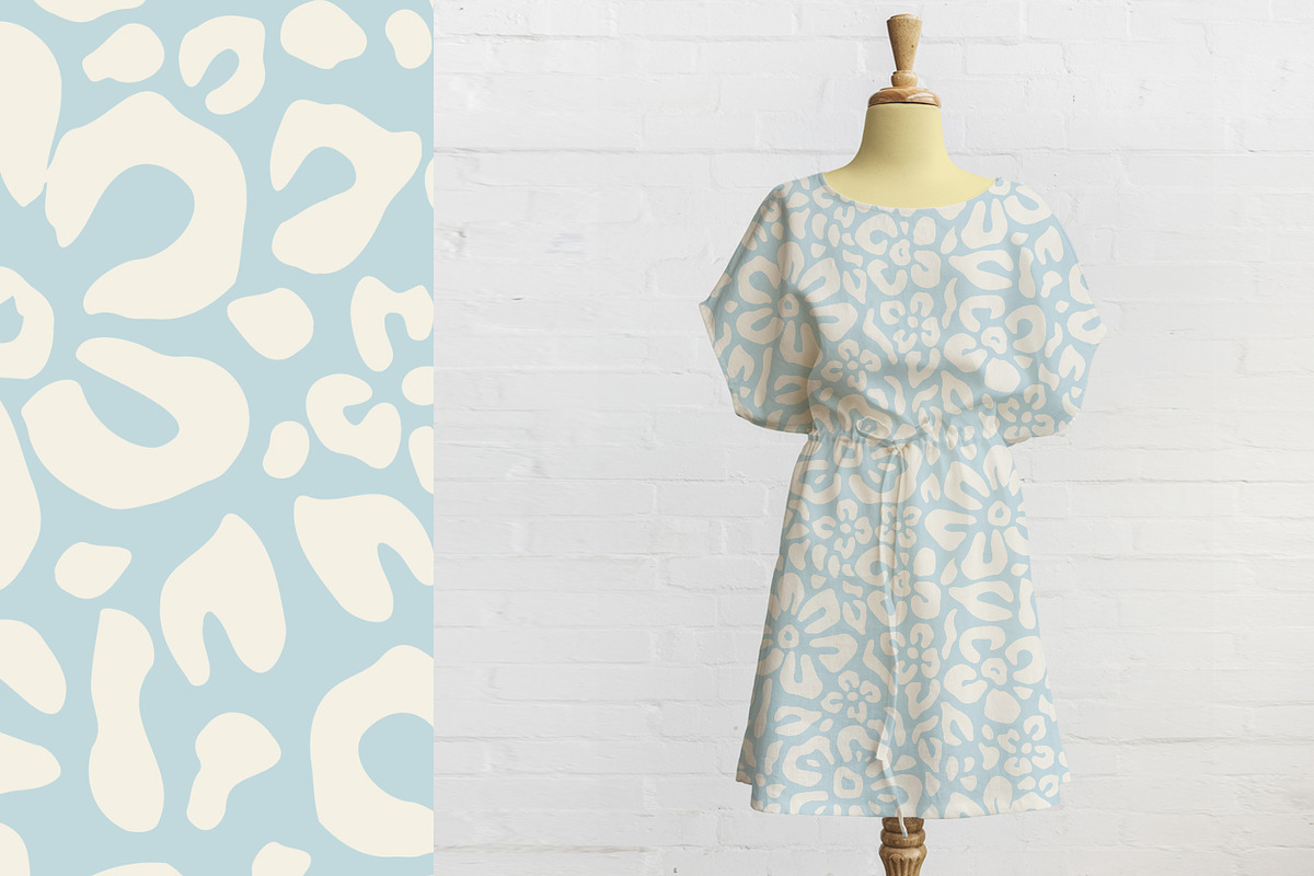 Bright Flowers, a Pattern Graphic by MalyskaStudio (Photo 3 of 11)