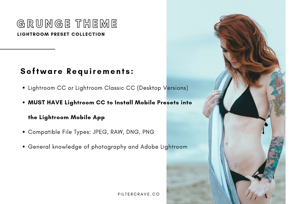 Grunge Lightroom Presets Instagram, an Action Add-On by Filtercrave (Photo 5 of 9)