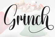 Grinch | Script Font, a Handwritten Font by Scratchones (Thumbnail 1 of 9)