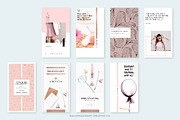 RoseGold Square & Story Templates, a Social Media Template by Andimaginary Creative Co. (Thumbnail 4 of 13)