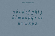 Raindrop by Eric Pond Designs, a Handwritten Font by Eric Pond Designs (Thumbnail 5 of 5)