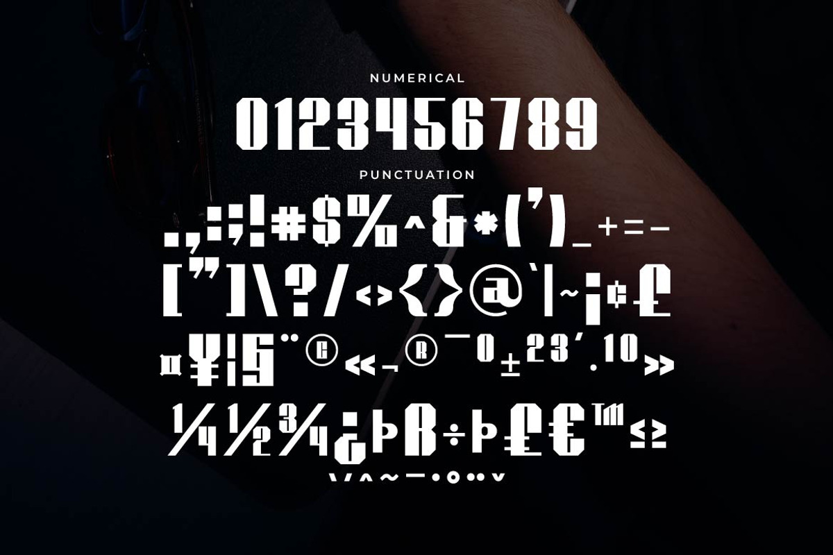 Metalora – Geometric Display Font, a Sans Serif Font by Artiveko (Photo 3 of 8)