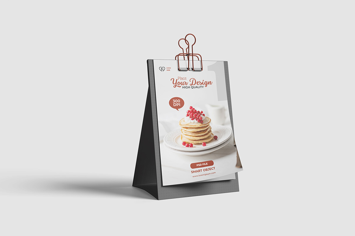 Modern Table Tent Mockup, an Advertising Mockup by bimockup (Photo 2 of 6)