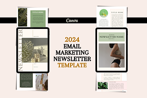 Email Marketing Newsletter Template, a Templates & Theme by Digital By Nikoleta