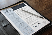 Resume Cv Template Word Apple Pages, a Resume Template by Tbunny (Thumbnail 3 of 6)