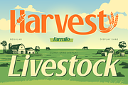 Farmilo, a Sans Serif Font by Burntilldead (Thumbnail 4 of 12)