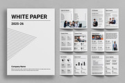 White Paper Template, a Brochure Template by ContestDesign (Thumbnail 1 of 3)