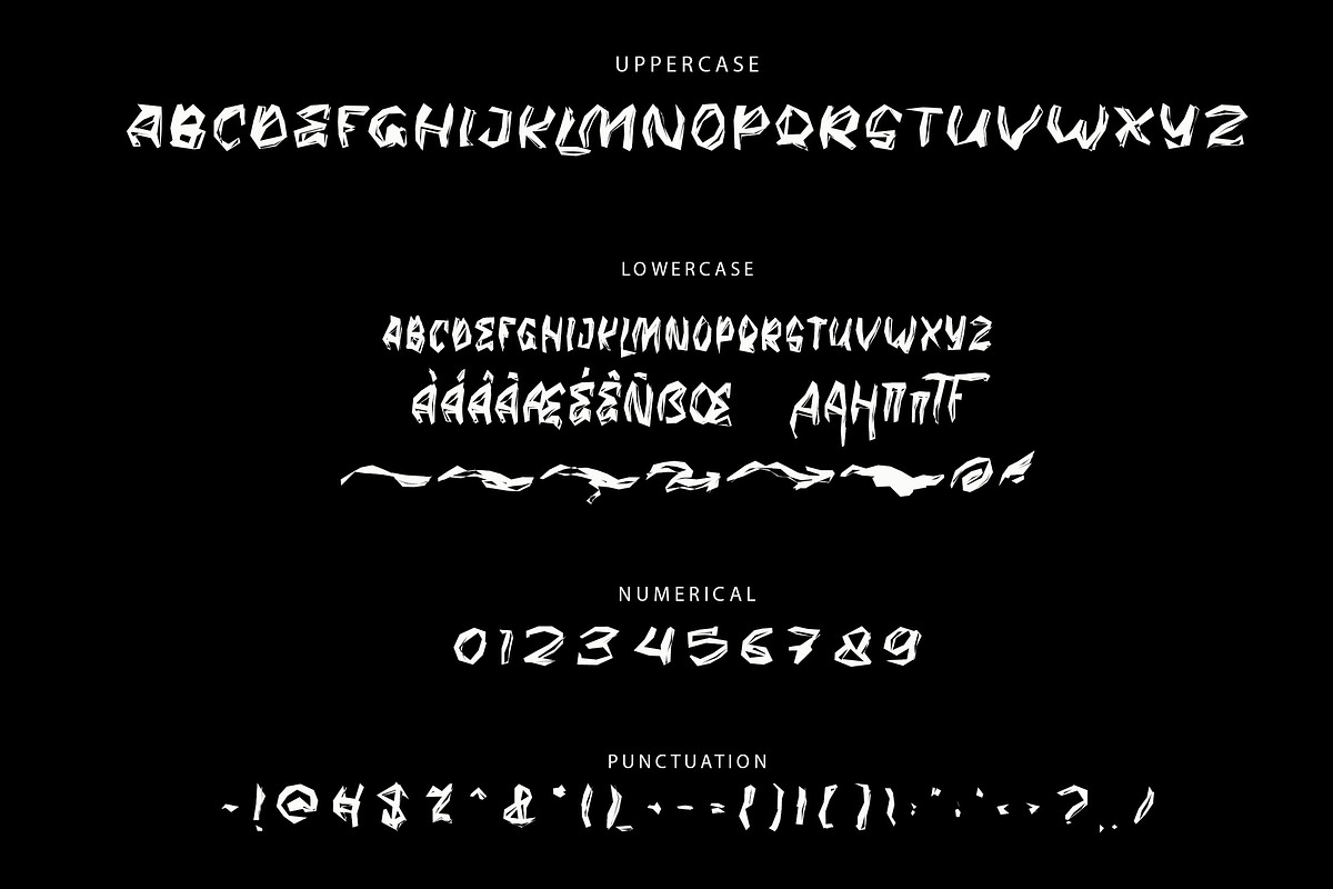 HISERIS - Halloween Horror Font, a Font by NTC Graphic (Photo 7 of 8)