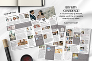 Canva Newsletter Template Wedding, a Flyer Template by PixelCraft (Thumbnail 13 of 15)