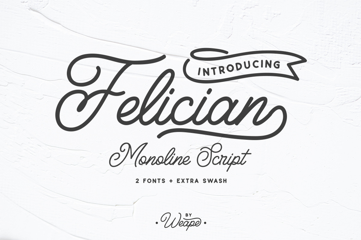 Felician Monoline Script
