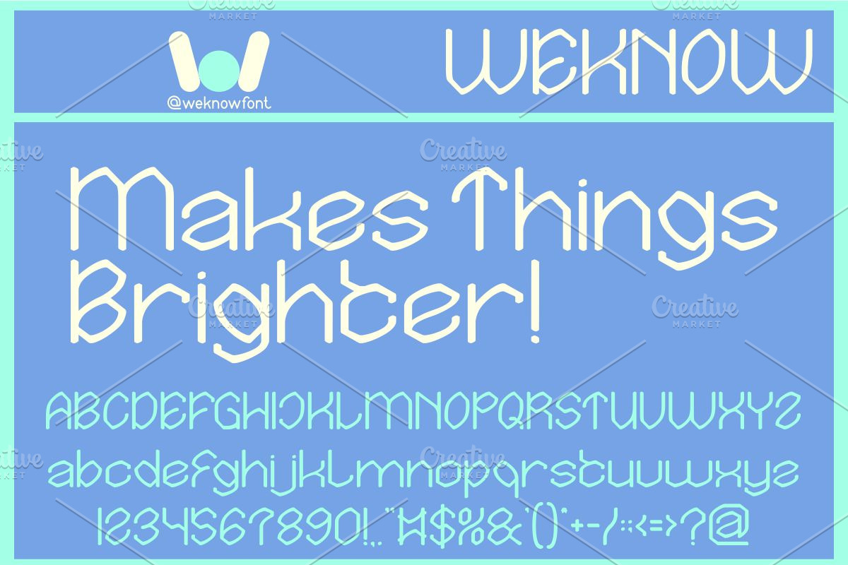 Good New font, a Font by weknow (Photo 4 of 8)