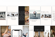 250 Social Yoga Instagram Canva, a Social Media Template by VeliusCreativeStudio (Thumbnail 4 of 9)
