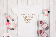 Onesie Mockup Bundle, Baby Bodysuit, an Apparel Mockup by SUBLIME Styled Stock (Thumbnail 5 of 17)