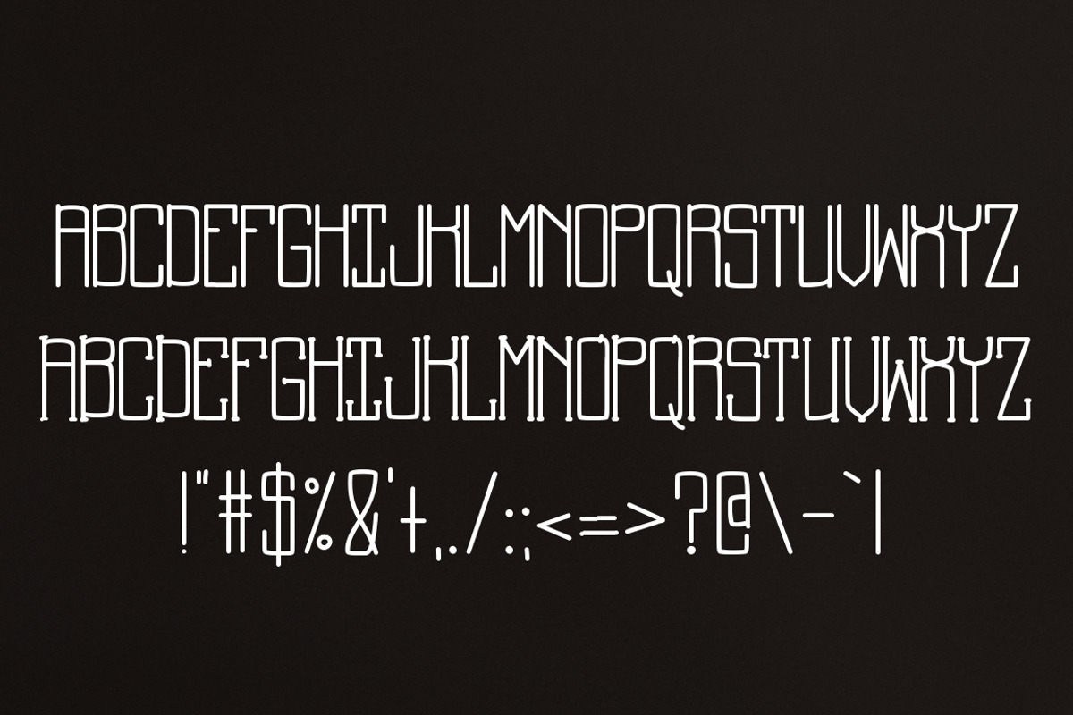 Back to School a Supply Font preview 2