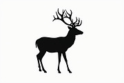 Deer Silhouette Bundle, an Illustration by Designer_Momina (Thumbnail 3 of 7)