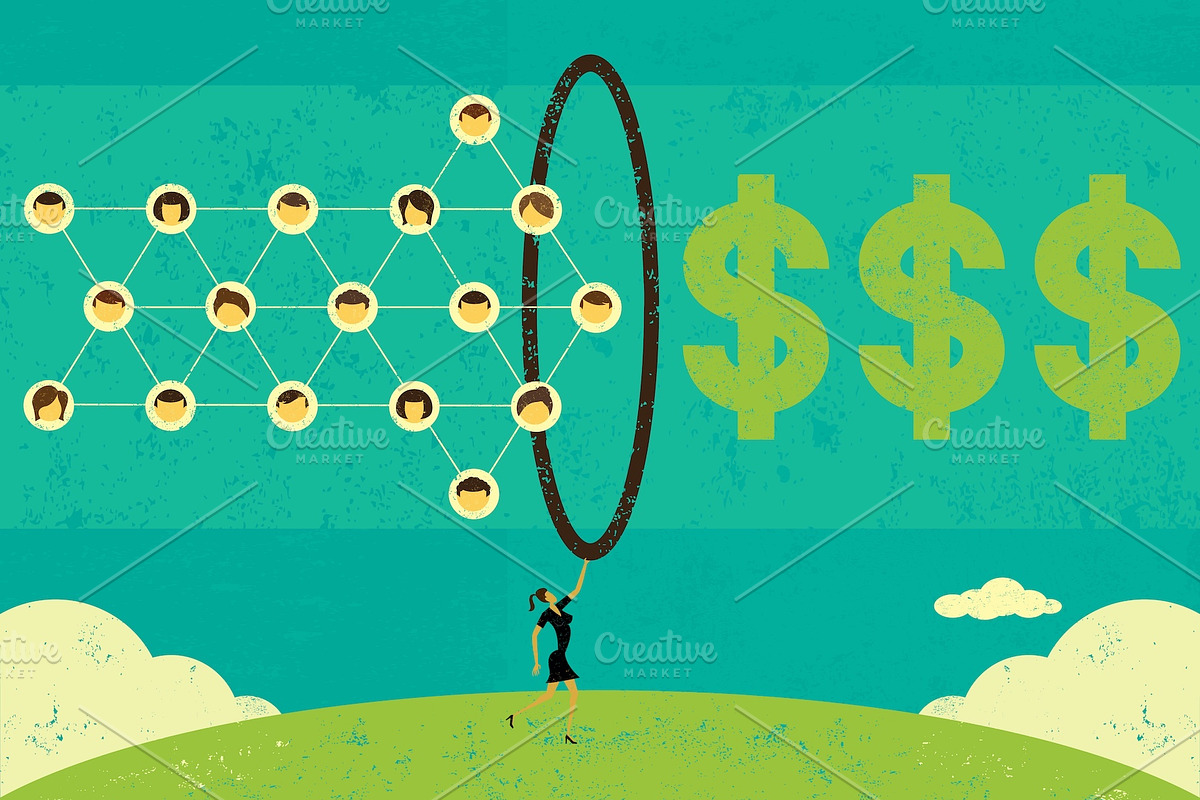 Business Concepts Bundle 11 Women, a Person Illustration by retrorocket (Photo 14 of 21)