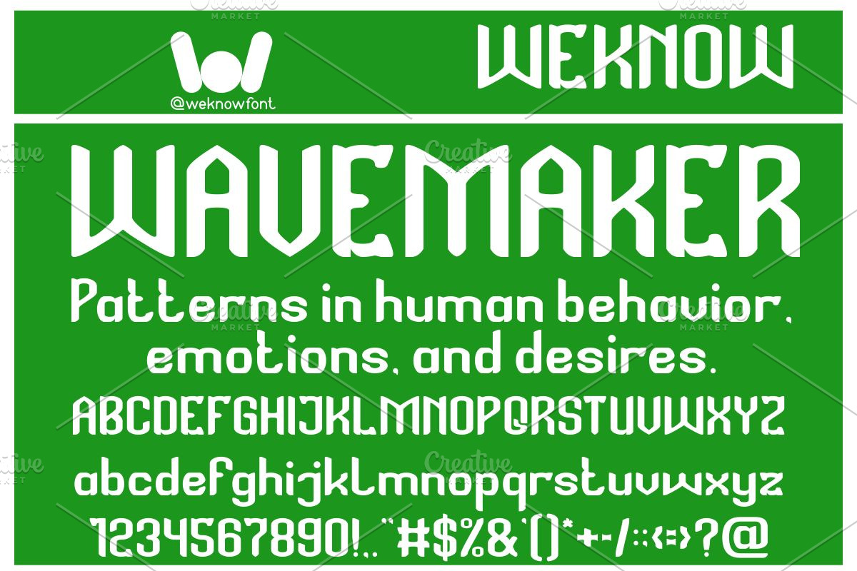 Strategy Games font, a Font by weknow (Photo 3 of 8)