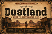 Dustland - Dustland is a bold, a Slab Serif Font by Wow Magic (Thumbnail 3 of 4)