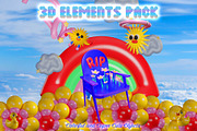 Colorful and Super Cute Objects, an Object Graphic by Dirtybarn (Thumbnail 1 of 4)
