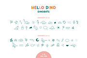 Hello Dino | Friendly font, a Sans Serif Font by JuliaVolkova (Thumbnail 8 of 10)