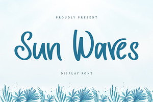 Sun Waves | Display Font