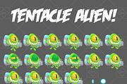 Tentacle Alien, a Graphic by Mike Mac (Thumbnail 2 of 2)