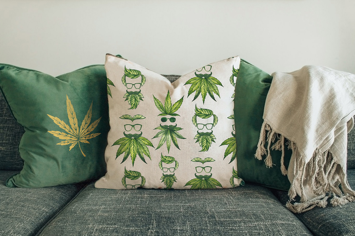 CANNABIS, a Decorative Illustration by Elena_Sedova (Photo 9 of 16)
