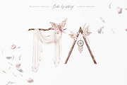 Boho Wedding Illustrations, an Illustration by Aquarellina (Thumbnail 10 of 28)
