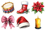 Vintage Drawing Christmas Clipart, an Illustration by Daily.Designs (Thumbnail 3 of 5)