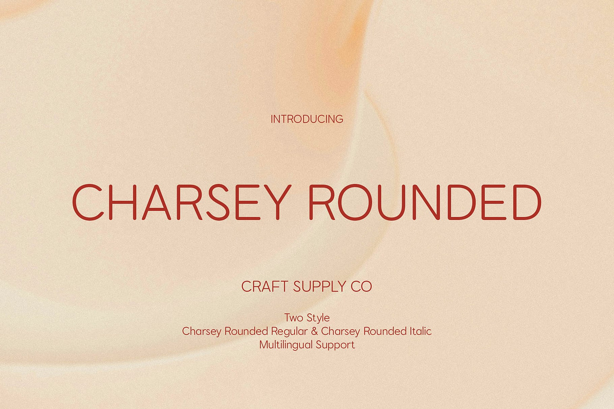 Charsey Rounded, a Sans Serif Font by Craft Supply Co. (Photo 1 of 8)
