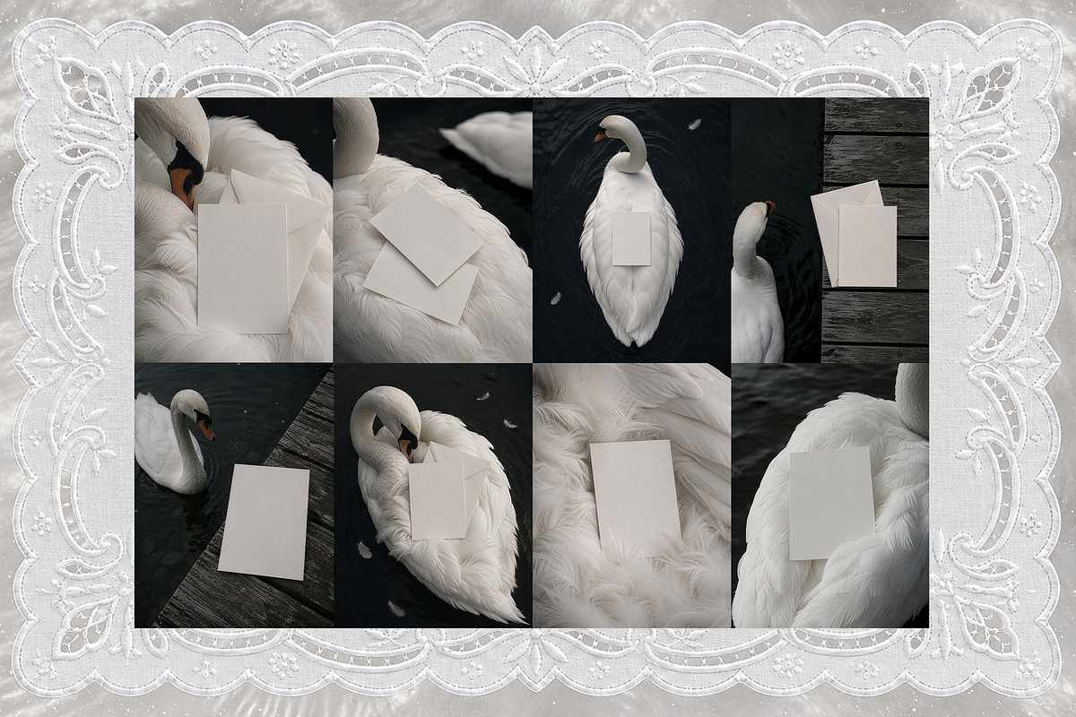 Swan Nocturne Editorial Mockups, an Advertising Mockup by Muse Mockups (Photo 6 of 12)