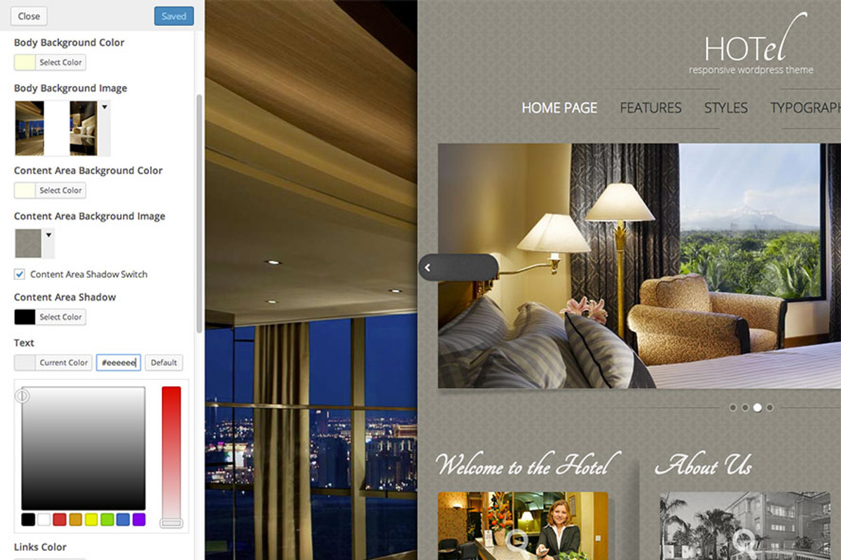 Hot Hotel, a WordPress Template by hot-themes (Photo 2 of 5)
