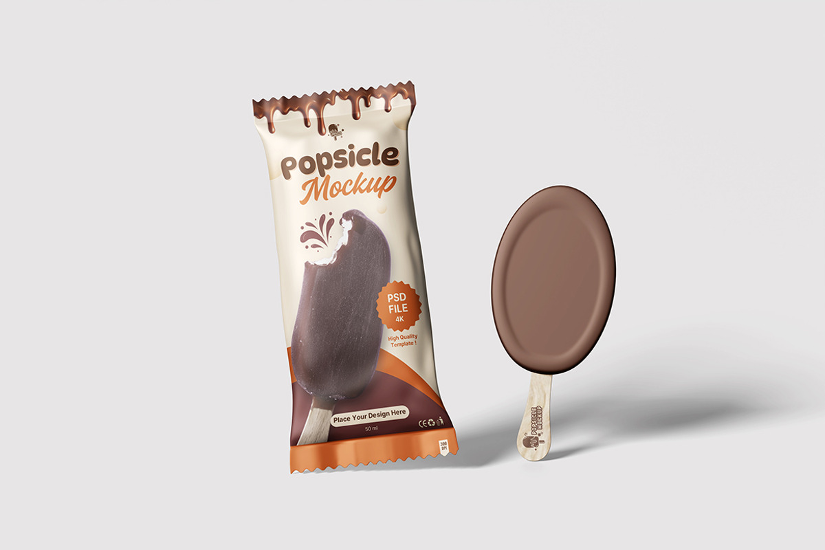 Modern Popsicle Mockup For Packaging, a Packaging Mockup by bimockup (Photo 5 of 6)