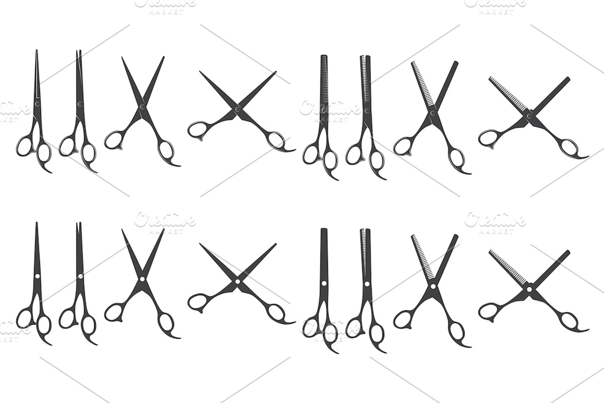 Professional Barber Scissors, an Object Graphic by Oleksii