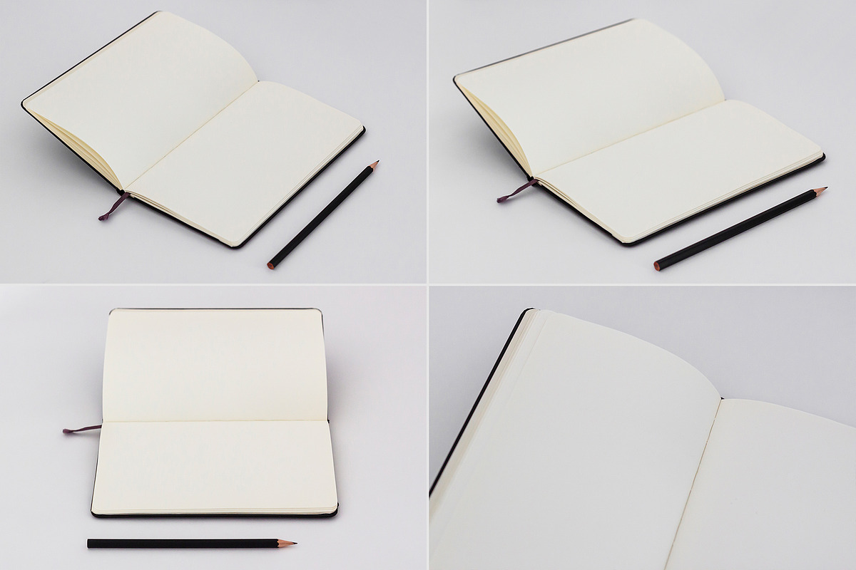Sketchbook Mockups, a Print Template by Andre28 (Photo 2 of 9)