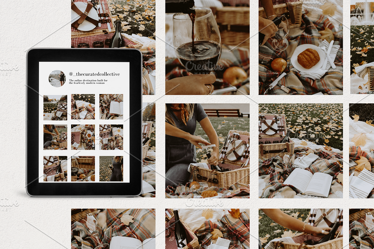 Autumn Picnic Stock Photo Bundle, a Holiday Photo by Le Maison Bohem (Photo 1 of 5)