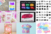Procreate 500+ Brushes Bundle, a Brush Add-On by Almazova Dolzhenko (Thumbnail 7 of 21)