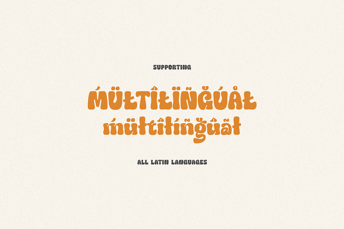 Thekaty Nianders Groovy Display Font, a Handwritten Font by Cruzine (Photo 8 of 8)