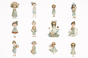 Cheerful Girl Dressed in Summer, an Illustration by DreamArtGraphic (Thumbnail 4 of 8)