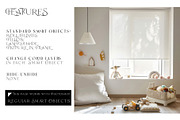 Nursery Roll Blinds & Pillow Mockups, a Household Mockup by mock-ups (Thumbnail 3 of 14)