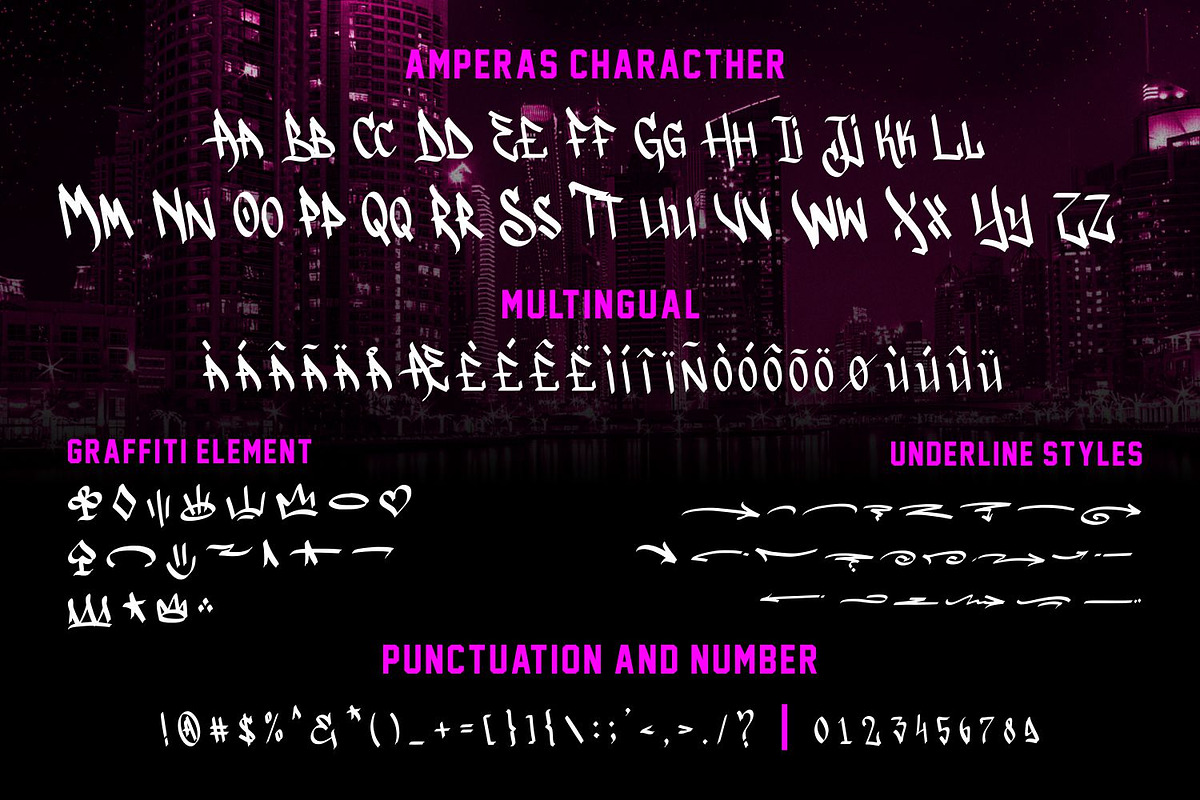 Amperas - Graffitti Font, a Script Font by Allouse Studio (Photo 7 of 8)