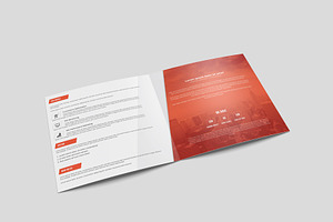 Corporate Square Bi-Fold Brochure