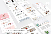 Clean E-Newsletter Bundle, an Email Template by Swiss_cube (Thumbnail 1 of 23)