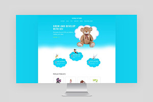 Growkdz - E-commerce PSD Template