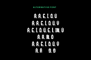 Acrodas - Condensed Display Font, a Sans Serif Font by QR Design Studio (Thumbnail 7 of 10)