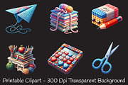 Crochet Back To School Sublimation, an Illustration by RobertsArt (Thumbnail 4 of 7)