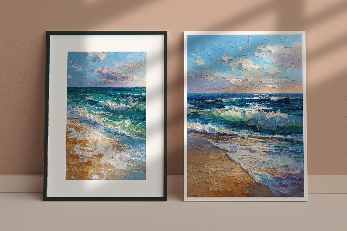 Ocean Waves Illustration, a Decorative Illustration by Housui Patterns (Photo 6 of 12)