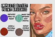 Thick paint Procreate brushes, a Brush Add-On by TheWhiteCatLab (Thumbnail 3 of 21)