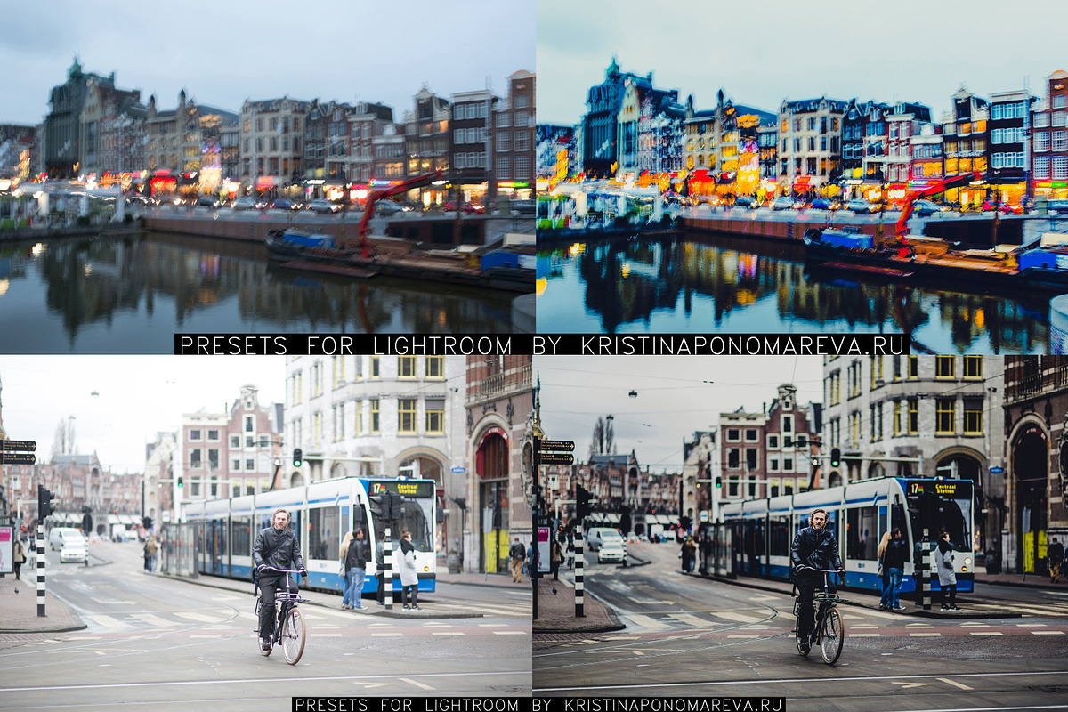 AMSTERDAM- 9 Lightroom Presets, an Action Add-On by Graphics, Presets, Photos (Photo 2 of 8)